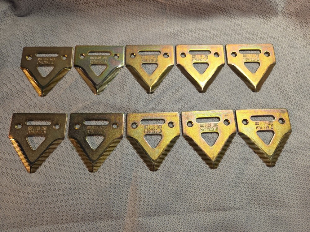 John Deere Dura-Lite Sickle Sections H207929 OEM NOS 10-PACK