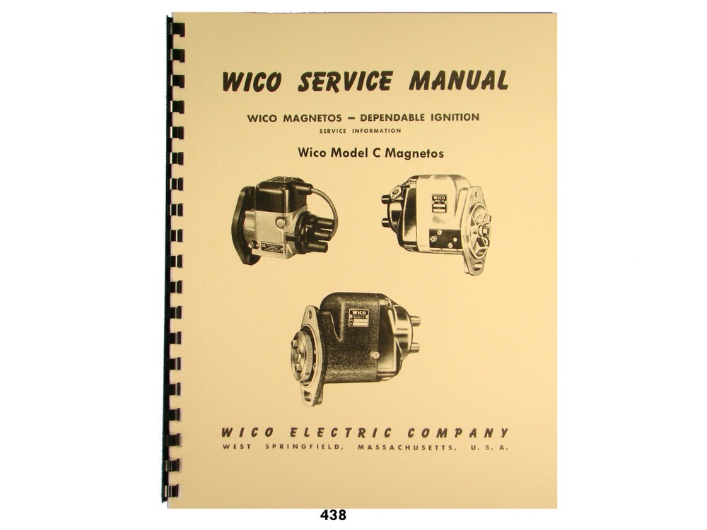 Wico Service & Parts Manual for Type C Magnetos *438