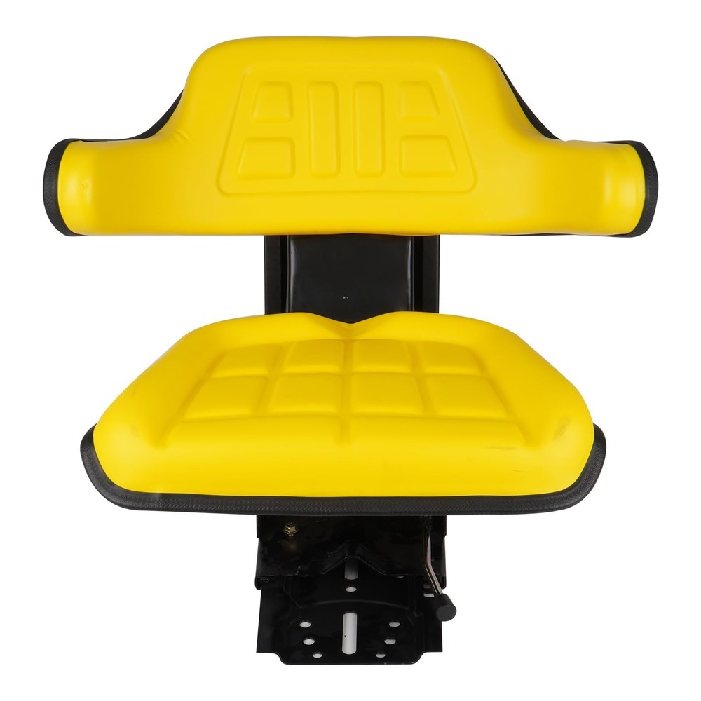 Universal Adjustable Yellow Tractor Suspension Seat – Fits John Deere, Ford, New