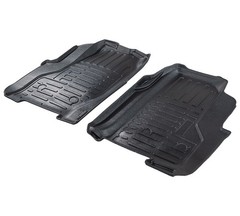 Semi Truck Floor Mats Liners Fits w/ Freightliner M2-106, M2-112 – 2 Pcs