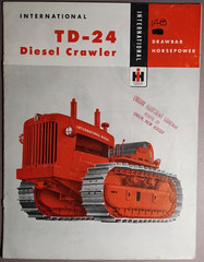 Circa 1950 IHC International Harvester TD24 Crawler Brochure Catalog B4-53