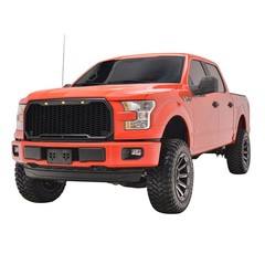 FRONT GRILLE HONEYCOMB MESH GRILL FOR 2015-2017 F150 PICKUP MATTE BLACK