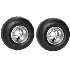 10×4.50-5 Front Wheel Tire 3 Stud 50mm Bolt Go Kart Trike ATV Dolly 2Pcs