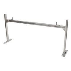 800 lb Aluminium Extendable Adjustable Pickup Bed Ladder Rack Trailer Silver