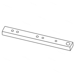 R105240 New Tractor Drawbar Rear Straight Fit For John Deere 5410 5520 5510 5400