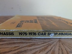 1975-1976 Ford Car Shop Manual Volume 1 Chassis Repair Guide