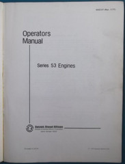 DETROIT DIESEL 53 253 353 453 653 ENGINES OPERATORS & MAINTENANCE BOOK MANUAL