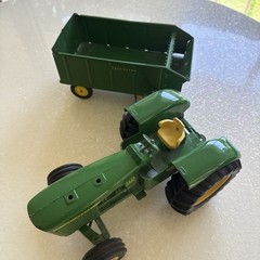 Vintage John Deere 5020 Diesel Tractor With Trailer (Agriculture)