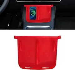 Universal Car Center Console Wireless Charging Pad, Anti-Slip Waterproof Silicon