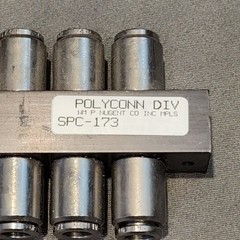 POLYCONN DIV SPC-173 Pneumatic Fitting Manifold