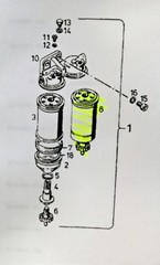 Fuel Filter Deutz KHD OEM NOS #2133943