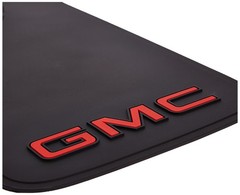 Plasticolor 000545R01 GMC Logo Easy Fit Mud Guard -19 x 11 inch -Set of 2
