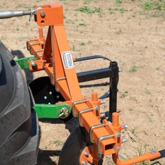 Titan Attachments Orange 60″ Adjustable Disc Bedder, Category 1, 3 Point QH1