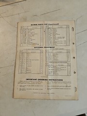 Vintage 1958 TORO Spartan Gang Mower Owner’s Operating & Parts Manual