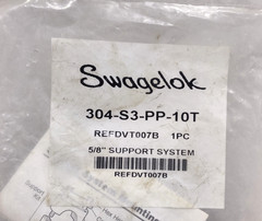 Swagelok 304-S3-PP-10T 5/8” Support System Kit 10PCs In Lot
