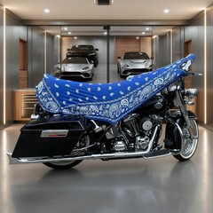 THIGHBRUSH® – AZUL – Water Repellent Motorcycle Cover and Sunshade