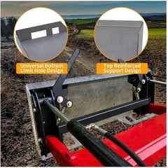 Universal Quick Attach Plate for Kubota & Bobcat Skid Steers%