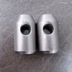 John Deere Quick Attach Weld Bracket Loader Bucket Bottom Pins Lot of (2) USA
