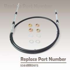 VAINELY 5203BBU072 72″ Control Cable Compatible with Buyers Products 5200 Series