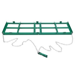 Garvee Drag Harrow Driveway Leveling Rake 8 Ft Driveway Drag For Gravel 6 Ft