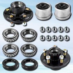 5 Lug Trailer Hub,5 on 4.5” Trailer Hub for 3500 lbs 1-1/16” Trailer Axle, 5 …