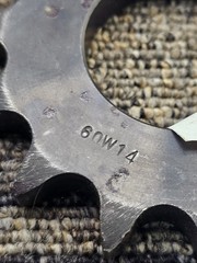 WEASLER 20006014: 14Teeth Drive Sprocket 1.625 inch Bore #60 Pitch Roller Chains