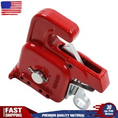Red Easy Change Quick Hitch for Cat 2 Tractors and Implements w/Stabilizer Bar