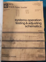 CAT CATERPILLAR 973 TRACK TYPE LOADER DOZER SERVICE SHOP REPAIR MANUAL