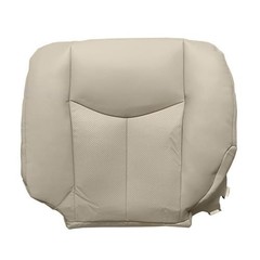Drivers Bottom Perforated Leather Seat Cover Tan Cadillac Escalade ESV EXT 03-06