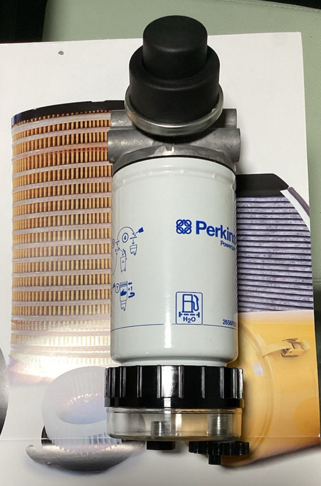 PERKINS FUEL FILTER WATER SEPARATOR GP 2656F853 ENGINE C4.4 C6.6 1104D 1104E