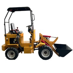 AGT 24HP RATO Gasoline Engine Mini Skid Compact Track Loader Wheeled KRW23