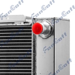 FOR Bobcat Skid Steer 645 743 743B 743DS 6630186 6648820 4 Row Aluminu Radiator