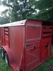 (Weekender) Setup A/C Loft 4 Horse Single Bay Slant Loading Gooseneck Trailer