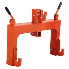 3000LBS Steel 3 Point Quick Hitch W/ 2″ Receiver Hitch For Cat 1 & 2 Tractors