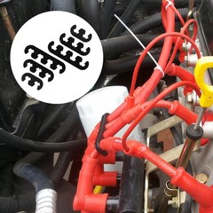 12PCS Spark Plug Wire Separator, Ignition Spark Plug Wire Holders for 7mm 8mm 8.