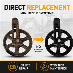 For Mini Excavator Track Idler Wheel Assembly Front Idler ISDZJL-H12 New