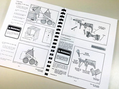 Bobcat 520 530 533 Skidsteer Loader Service Repair Manual Shop Book Ovrhl