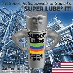Super Lube Synthetic Gear Oil ISO 220 Hydraulic Grade (Translucent Amber, 1qt)