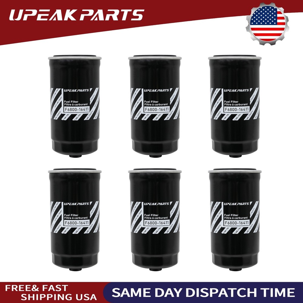 6 PC F6800-16111 Pre Fuel Filter for Kioti Tractor Parts RX6620 RX7320