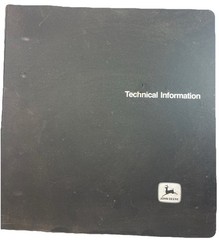 John Deere Dealer Service Binder 1979 1980 OEM Technical Bulletin Tractor Manual