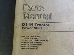 Caterpillar CAT D11N Tractor Parts Manual 4HK1-Up SEBP2169