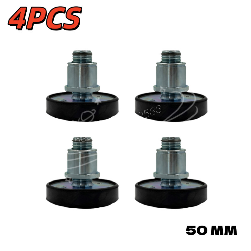 NEW 4X shaft Dia 50mm Car Lift Rubber tray Heighting Feet Plus High Leg Pads