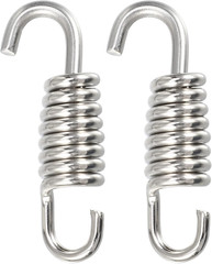 2 Pcs Universal Exhaust Pipe Spring for Motorcycles 43Mm 1.69″ Stainless Steel E