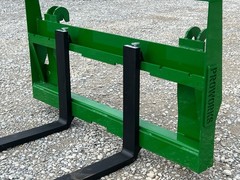 48″ Root Grapple Bucket and 42″ Long Pallet Forks Attachment -John Deere 400/500