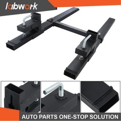 Labwork 60″ 4000lbs Pallet Forks Clamp on Tractor Forks Adjustable Bucket Forks