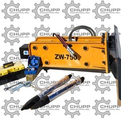 Skid Steer Attachment Wolverine 750 Hydraulic Hammer/Breaker Bobcat CAT CASE