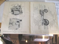 Vintage Allis Chalmers Model C Tractor OPERATING Instructions & Repair Parts Man