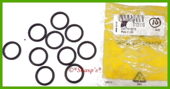 T13119 * John Deere M 420 Touchomatic Valve Housing O’Rings * NOS * Set of 10