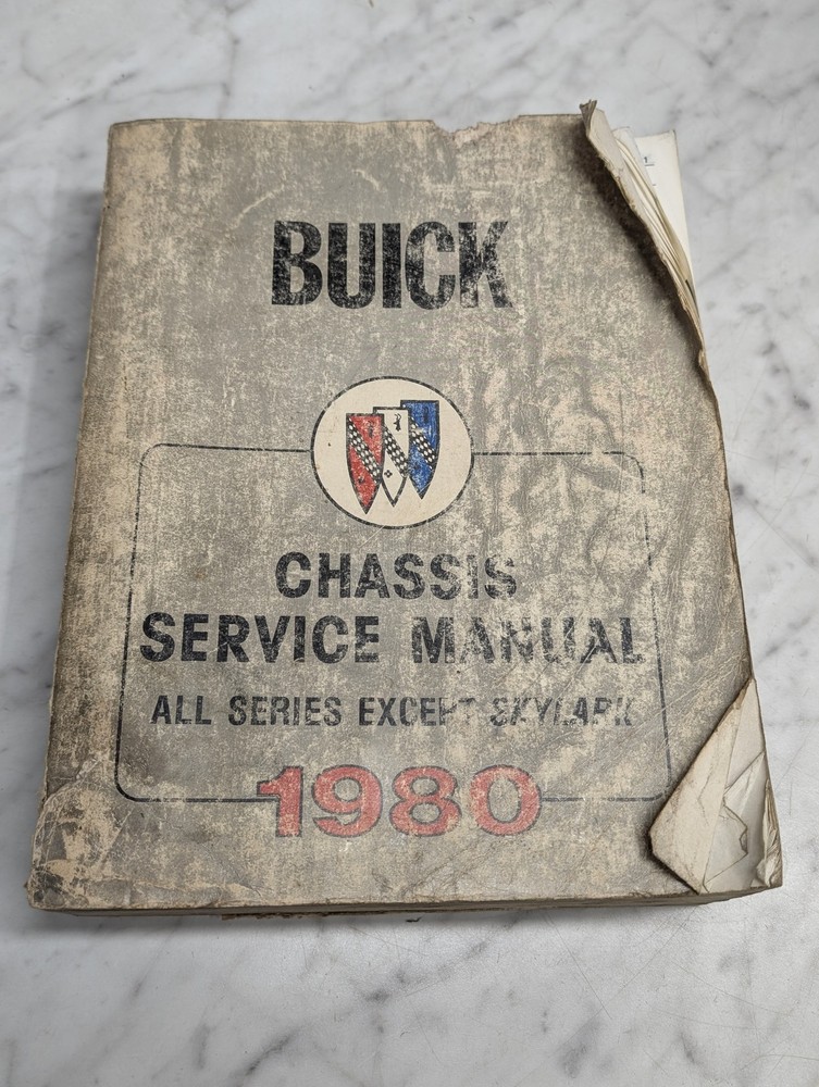BUICK 1980 CHASSIS SERVICE MANUAL REPAIR MAINTENANCE SHOP GENERAL MOTORS