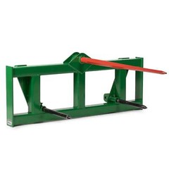 Titan Attachments Green Global Euro Hay Frame Attachment with 49″ Hay Spear